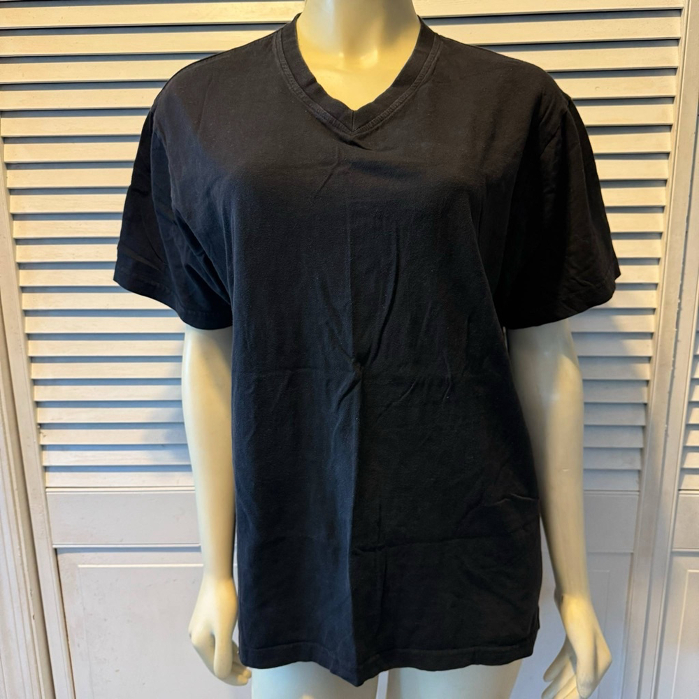 Men's Magic Collection T-Shirt XL Black V-Neck Short Sleeve
